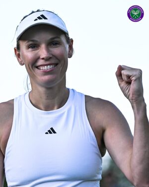 Caroline Wozniacki Instagram - Very happy returns to SW19 for @carowozniacki 😁

#Wimbledon