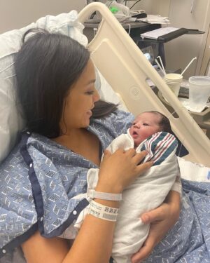 Carson Boatman Instagram - Christmas came early this year. We are so in love with our sweet baby girl, Ava Rey, and can’t wait to see what this next stage of life will look like for the three of us. #girldad 👨‍👩‍👧