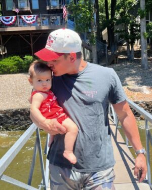 Carson Boatman Instagram - A little look back at our summer vacation and Ava’s first trip to @lakeoftheozarks