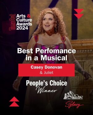 Casey Donovan Instagram - Well how's that?! 
Thank you to @timeoutsydney , @michaelcasselgroup & @julietmusicalau 
What an honour and a privilege it was to play Angélique/Nurse in such an amazing production with the most amazing talented humans! 
Being part of & Juliet the musical has forever changed my life in the best possible way. Angélique will always have a very special place in my heart as will this life changing show 💜 Congratulations to all of the cast, crew, creatives and to everyone that came to see and support this life changing story! 
I am truly grateful and thankful to everyone that voted for me & @julietmusicalau , thank you, thank you, thank you!
You're all Fu*king Perfect 
💜🙌🏽💜
