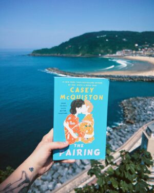 Casey McQuiston Instagram - part one of a book 5 research trip/visit to some of my favorite destinations in THE PAIRING: saint-jean-de-luz and san sebastián. i got a sunburn on my knees! i went on a boat! i saw a castle! i successfully completed many transactions in french! basque country is so warm and delicious and salty and goooorgeous, and i swear i saw kit & theo at every beach and every pintxo bar.