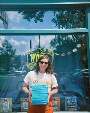 Casey McQuiston Instagram - pov: you’re watching me get increasingly sweaty as i sign stock all over brooklyn and queens 

great news for people who want to preorder THE PAIRING: we still have some stock left for signed/personalized preorders through @strandbookstore until august 5! aaand i’ll have signed books on sale at @therippedbodice bk, both @booksaremagicbk locations, @wordbookstores greenpoint, @astoriabookshop, and @bookculturelic next week! you can preorder now for shipping or local pickup.