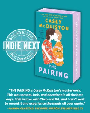 Casey McQuiston Instagram - just absolutely incandescent with new book fever this week, namely:

- visiting the @macmillanusa office to sign THE PAIRING for all the people on my pub team who have helped me bring theo & kit to life 
- a third starred review, from @readbookpage this time, and oh man this one really got me 🥲
- indie next pick because indie booksellers are the backbone of our society, cc @americanbooksellers 
- getting to meet and sign a copy of TP for the legend @chucktingle!!!!!! 
- @barnesandnoble preorder sale! happening now! 

love IS real! hot sluts ARE in your area! let’s go baby!!!!!!
