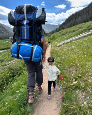 Cassidy Freeman Instagram - 2nd year hiking in to high heights for a week of camping with my family and friends made of heart to share open sky and the greenest green and songs and marshmallows and oatmeal packets and hip bruises and bug spray and hail storms and love and sweet hugs and poop shovels and hot sauce and cold water dips and water pumps and kindness and laughter. To do this with a 2 year old is no joke. To have a village makes it all possible and so much fun. 💜💜💜 ps. No filters used…it really looked like this! 👀