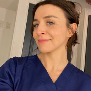 Caterina Scorsone Instagram - Back in Blue.