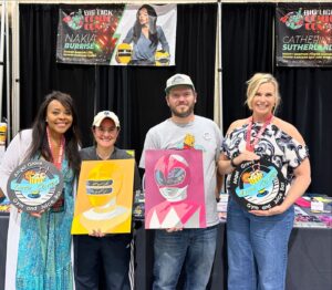 Catherine Sutherland Instagram - Thank you @melvinwoodworking for these beautiful pieces! You are so talented!
Check out his work!
#powerrangersplayback  #superchatpodcast #superchat #spreadjoy #powerrangers #superchatwithcatandnakia #mmpr #zeo #turbo #pinkranger #catherinesutherland #nakiaburrise #girlpower #liftupothers #laugh #love #instagood #joyrevolution #friendship #catandnakia #encourage #empower #inspire #pinkranger #yellowranger #nakiaandcat #youtubechannel