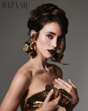 Caylee Cowan Instagram - Harper’s Bazaar 

Interview with @bazaarvietnam 
Photographer: Elmer Diaz @elm.diaz
Wardrobe Stylist: Alex Shera @a.shera.style 
Hair: Trenton Martinez @trentonn
Makeup: Christopher Miles@christophermilesmakeup using @ardellbeauty and @yslbeauty (@ryanschocket)
Assistant Stylist: Welch Ingram @awelch.ingram 
and Georgia Miguel @georgiaofthe_jungle 
Wearing: @dolongofficial @christiancowan