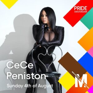 CeCe Peniston Instagram - This legendary singer has been named as one of the 100 Top Dance Club Artists of All Time by Billboard Magazine and this Sunday, she will FINALLY be joining us. 🙌🏳️‍🌈 @cecepeniston is an international house music legend, so it’s an honor to have her with us for the Official Closing Party of @Prideamsterdam 2024.🌟 She will blow you away! 💥⚡