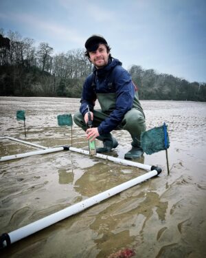 Ceallach Spellman Instagram - Lovely afternoon with @projectseagrass & @wwf_uk planting seagrass beds & learning about seagrass restoration 💚 And of course @_iwanrheon 💚

Given the UK has lost up to 92% of its Seagrass, restoration is vital and much needed. Inspiring work happening and it’s only just beginning. 

Waders for the win.