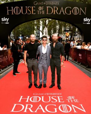 Ceallach Spellman Instagram - Bursting with pride & joy seeing my big brothers @etittensor & @luke_tittensor launch their new project House of the Dragon alongside some beautiful, talented souls. They are two of the best people I know and deserve the world. Thank you for letting me share it with you both gents ♥️

Safe to say @houseofthedragonhbo is coming in hotter than dragon fire 🔥 Congratulations to everyone involved in bringing this new series to life. You’re in for a treat. Let the games begin… 

👔 @marcdarcysuits 
📷 Ash Knotek