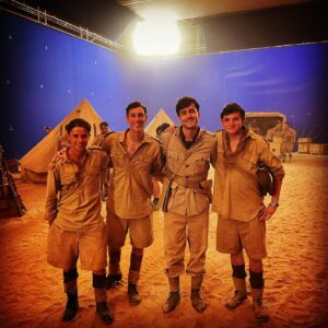 Ceallach Spellman Instagram - Private Joe Broughton - Survived Dunkirk. Died while going for a shit. 

An honour. Love to all the World on Fire family ♥️ An adventure I’ll treasure forever 🌍🔥