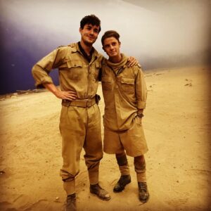 Ceallach Spellman Instagram - Private Joe Broughton - Survived Dunkirk. Died while going for a shit. 

An honour. Love to all the World on Fire family ♥️ An adventure I’ll treasure forever 🌍🔥