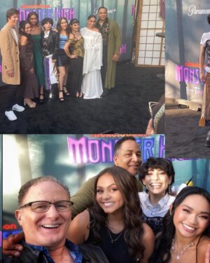 Ceci Balagot Instagram - MH premiere at the Paramount lot yesterday was so CLAWSOME 🧟🌙 the movie looked so incredible on the big screen :)) i can’t wait for everyone to see it !!! October 6th on Paramount  and Nickelodeon beasties!!
***
***
***
skirt made from upcycled materials by @saladbowldress 
*
*
*
every part of my premiere fit was second hand down to the shoes !anyone can be fabulous without contributing to the endless clothing landfills 💁🏻💅🏼!!