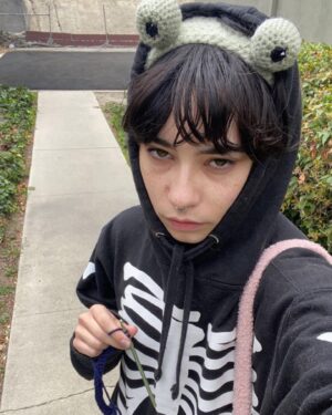 Ceci Balagot Instagram - repost bc it kept cropping weird anyway here’s just like a bunch of stuff i’ve been crocheting lately so far my favorite being my spiky hat because it makes my shadow look like a lil punk dude