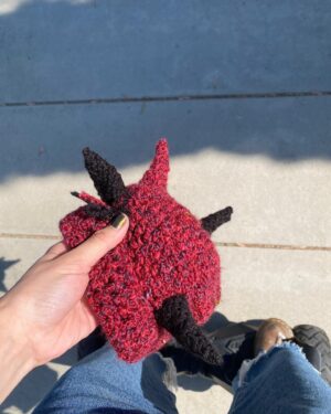 Ceci Balagot Instagram - repost bc it kept cropping weird anyway here’s just like a bunch of stuff i’ve been crocheting lately so far my favorite being my spiky hat because it makes my shadow look like a lil punk dude