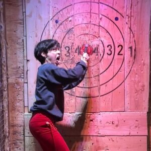 Ceci Balagot Instagram - ass throwing? no dude i said we’re going AXE THROWING