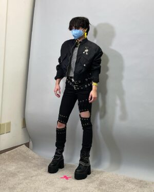 Ceci Balagot Instagram - behind the scenes pics from my Frankie fitting 👀 i saw someone on tik tok say the trans masc version of “fish” is “cheese” and while that’s absolutely foul i felt very *that* during this fitting lmaoo