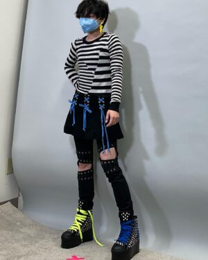 Ceci Balagot Instagram - behind the scenes pics from my Frankie fitting 👀 i saw someone on tik tok say the trans masc version of “fish” is “cheese” and while that’s absolutely foul i felt very *that* during this fitting lmaoo