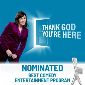 Celia Pacquola Instagram - It's an honour to be nominated! Good luck to all our nominees at this year's #TVWEEKLogies Awards 🏆

Catch @hybpa and @tgyhofficial on @channel10au and @10playau 
Catch #UtopiaABC on @abciview, @stanaustralia and @netflixanz