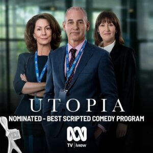 Celia Pacquola Instagram - It's an honour to be nominated! Good luck to all our nominees at this year's #TVWEEKLogies Awards 🏆

Catch @hybpa and @tgyhofficial on @channel10au and @10playau 
Catch #UtopiaABC on @abciview, @stanaustralia and @netflixanz