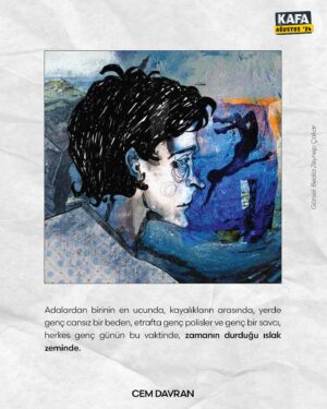 Cem Davran Instagram - “Olmuyor bazen, ne kadar istesen de hayat seni nereye isterse oraya savuruyor.” 

🪶 @cemdavran “Vakit Çok Genç” yazısıyla #Ağustos sayısında.