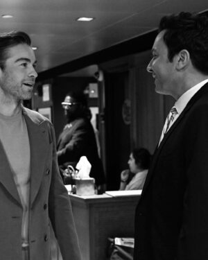 Chace Crawford Instagram - Good to be back on @jimmyfallon in person , last time was 2020 in my living room with a laptop and ring light and I think I had a nice shirt on top and like a swimsuit off frame you couldn’t see. Anyways always miss NY. @fallontonight @theboystv. 📸 credit: ToddOwyoung/NBC @toddowyoung