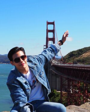 Chahub Marut Ghoummeddin Instagram - 🇺🇸🌁🇺🇸 #goldengatebridge #sanfrancisco #california #unitedstatesofamerica