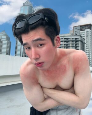 Chang Jayapol Chiopittayakarn Instagram - Xo me ? - #heatstrokemakeup #makeup #gqchina