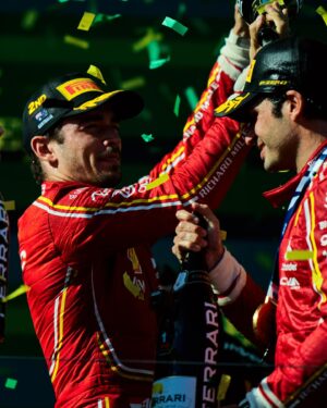 Charles Leclerc Instagram - Wishing you the best for your new adventure next year Chili 🌶️ 
Still got half a season together to have some more special moments as teammates 🏎️💨💨