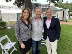 Charles Shaughnessy Instagram - Catching up with Rob and Amanda for a chat about all things “Spamalot” @newscentermaine @ogunquitplayhouse #Spamalot