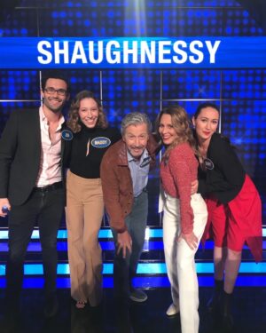 Charles Shaughnessy Instagram - Feuding Family Shaughnessy! Coming this summer TBD. @FamilyFeudABC #CelebrityFamilyFeud 🤣 @melanieverkinshair  @dianemayo