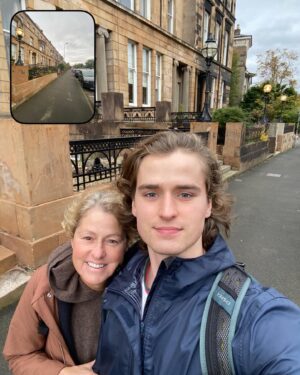 Charles Vandervaart Instagram - Mom and I being real fr (we only have one pose)