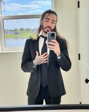 Charles White Jr. Instagram - Matt got married, not to me or anything but I’m at the wedding wearing a suit