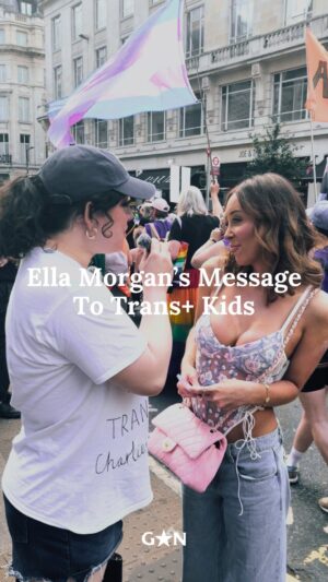 Charlie Craggs Instagram - “Be loud, be proud, never give up” - @ellamorganc’s message to Trans  youth at London Trans  Pride 🤍