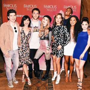 Charlie DePew Instagram - I was the adopted child of Famous in Love, cast a day before production began. I showed up to set to have the most beautiful welcome I could have possibly imagined. These amazing people helped me feel comfortable; I’m so thankful for that. To the amazing fans of Famous in Love thank you for your unwavering commitment to the universe we were creating. We got two seasons of meta storytelling unrivaled by Entourage. Hollywood inside of Hollywood. We hope you enjoyed watching it as much as we did making it. ❤️