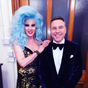 Charlie Hides Instagram - What a pleasure to co host at the @national.history.museum last night with this handsome fella. Sadly I was mistaken for one of the exhibits #dragqueen #charliehides