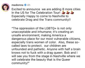 Charlie Hides Instagram - Thank you @madonna