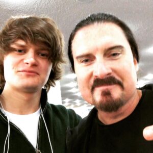 Charlie Tahan Instagram - At Newark Liberty International Airport with James Labrie of @dtimages He is a fan of @ozark and I’m a fan of his!