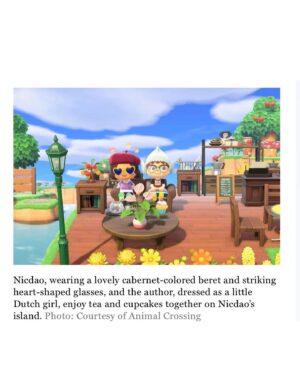Charlotte Nicdao Instagram - I played Animal Crossing with @vulture and it was very fun. Swipe for my favourite photo caption I’ve ever seen. Link in google my name and Vulture.
