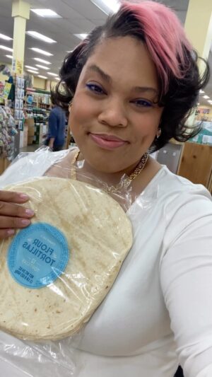 Chef Lovely Instagram - EP4 | #TraderJoesCheatCode 🌯 Chicken Caesar Salad Wrap. It’s the crispy parmesan layer for me! #LoveYouLetsEat @traderjoes