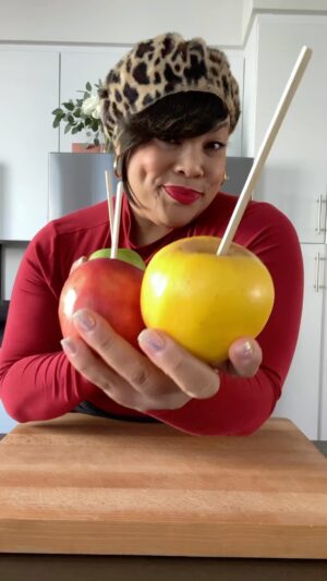 Chef Lovely Instagram - She’s a treat 😋 If you’re going to try this recipe, drop me a 🍎 in the comments. Love you, my loves! #LoveYouLetsEat