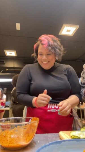 Chef Lovely Instagram - Spent the afternoon with @buzzfeedtasty and babeee, we had a time! Hugs and Besos to @melnificentfoodie @imsoeunique @yumyumfeast, Sophia, the #BuzzFeed team and all the creators. Love you, my loves 😘 P.S. I dropped a few culinary gems for y’all 😉 #tastyirl