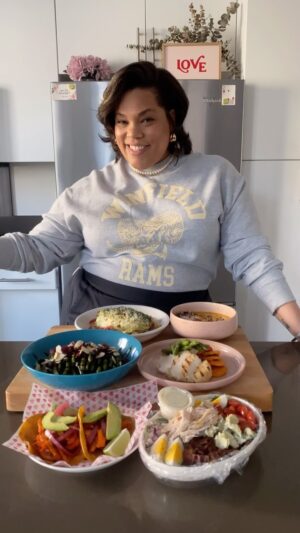 Chef Lovely Instagram - #TheLovePack 💕 Meal prep for the win! P.S. After all of this, I still had a little bit of everything left over #MealPrep #LoveYouLetsEat