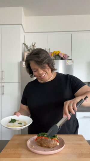 Chef Lovely Instagram - Shrimp and Veggie Jacket Potato #LoveYouLetsEat

Rub potato with olive oil, S&P. Bake for an hour and 15-20 minutes at 400°.

Slice open and drizzle with melted butter, season with S&P then smear a generous dollop of Boursin on top.

Steam broccoli then toss in butter & S&P.

Sauté 2 handfuls of spinach in olive oil with 1 clove of minced garlic. Add a pinch of red chili flakes and season with S&P.

Sauté bell peppers and onion in olive oil with a small pad of butter. Season with S&P.

Season shrimp with S&P, sear one side of the shrimp in olive oil until you get some color, flip the shrimp over, add in a pad of butter and a big squeeze of lemon juice. Turn off the heat and let stand for another minute.

For the Cajun Parmesan sauce - In a small saucepan over medium high heat add in about 1/2 c of heavy cream, juice of half a lemon, a splash of water, your favorite Cajun seasoning, a pinch of old bay and about 1/4 c of grated Parmesan. Stir and cook until sauce has slightly thickened. Taste and adjust seasoning with salt if necessary.
