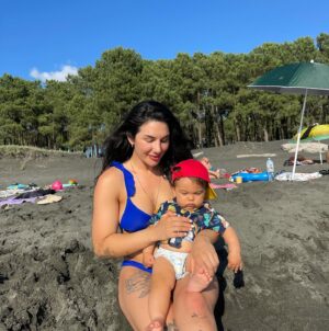 Cheyanne Buys Instagram - Devis first trip to black sand beach 🌴 🇬🇪