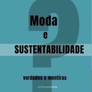 Chiara Gadaleta Instagram - Dá pra acreditar em tudo que a gente escuta sobre MODA e SUSTENTABILIDADE?
⠀
Não!
Arrasta para conferir algumas verdades e mentiras sobre moda, projetos sociais, transparência e atributos sustentáveis.
⠀
Lembrando que :
1. Sustentabilidade não é tendência, é garantia de futuro
2. Cada pequena atitude conta, o importante é ser transparente. Se a marca mostra seus compromissos sociais e ambientais, os consumidores se sentem seguros e podem fazer melhores escolhas, concordam?
3. Precisamos nos unir e acelerar esse passo nessa jornada de impacto positivo. Passamos décadas sem responsabilidade e agora chegou a hora de analisar a cadeia de valor, processos e produtos, calcular impactos negativos e criar um plano de ação.
4. A moda tem tudo para colaborar para um futuro melhor.
Vamos juntes?
⠀