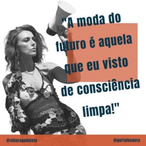 Chiara Gadaleta Instagram - Soltando a voz nessa sexta-feira!
Quero fazer boas escolhas na hora de comprar e você?
A moda que representa o século XXI estabelece uma relação TRANSPARENTE entre MARCAS e CONSUMIDORES FINAIS.
E nessa conversa sincera, empresas de moda, beleza e design espalham boas historias através de suas peças e produtos e os clientes, eu e você, podemos nos vestir, vestir a nossa casa e a nossa pele de CONSCIÊNCIA LIMPA!
Espalhe esse post e marque alguém que você gostaria de impactar positivamente com essa reflexão.
Boa sexta pra todos!
#ecoera
#sustentabilidade
#qualéamodaqueterepresenta
#moda
#beleza
#design