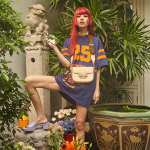 Chicha Amatayakul Instagram - 🖤❤️🧡💛💚💙💜🤍 @gucci #GucciBeloved #GucciHorsebit1955