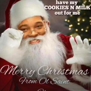 Chico Benymon Instagram - Ol Saint Chico is back!! Damn the Chimney,leave the door open!😄 MERRY CHRISTMAS EVERYONE, TO ALL MY FAMILY AND FRIENDS. GOD BLESS! #christmas #merrychristmas #love #godbless