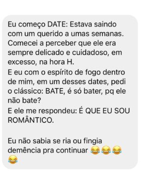 Chico Felitti Instagram - É DATE OU DATENA? As histórias mais doidas de encontros competiram ontem nos stories. Tem intoxicação coletiva no motel, Check up de graça & adubo bem orgânico. Pra ver os outros 40 causos, é só ir pro story destacado EC Date (& talvez escolher ficar na solteirice)